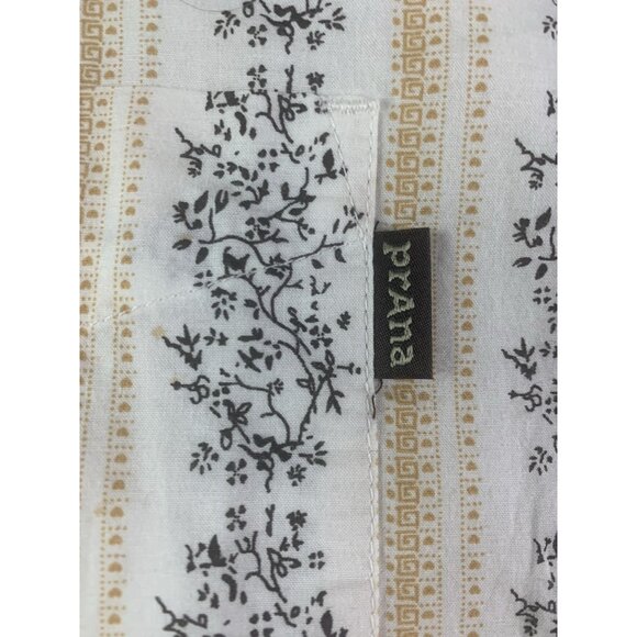 PrAna Breathe Mens 100% Cotton Shot Sleeve Button Up Shirt Size 2XL Multicolor - Picture 3 of 9